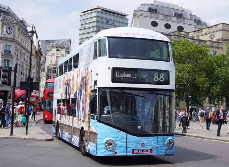 Go-Ahead London New Routemaster LT504 Mama Mia